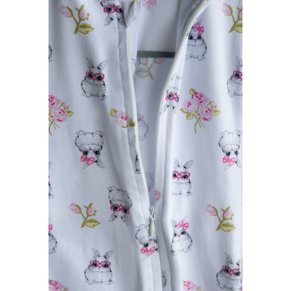 Bunny man with a zipper