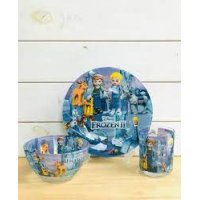 Set of children's tableware Disney Frozen 3 items