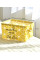 Basket for toys, laundry, storage Smile, yellow