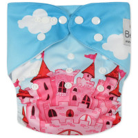 Reusable diaper with insert