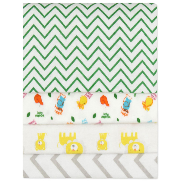 Flannel diaper 76 x 76 cm. (4 pcs.)