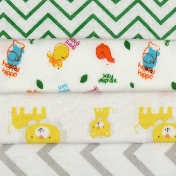 Flannel diaper 76 x 76 cm. (4 pcs.)