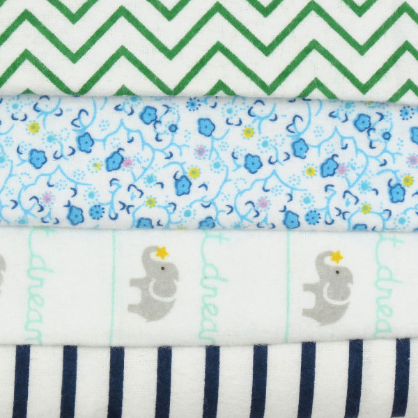 Flannel diaper 76 x 76 cm. (4 pcs.)