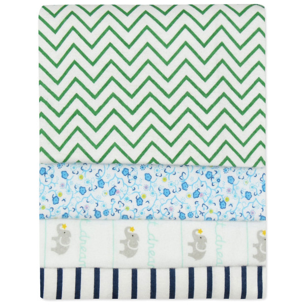 Flannel diaper 76 x 76 cm. (4 pcs.)