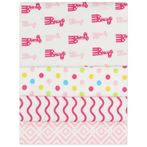 Flannel diaper 76 x 76 cm. (4 pcs.)