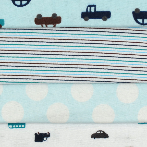 Flannel diaper 76 x 76 cm. (4 pcs.)