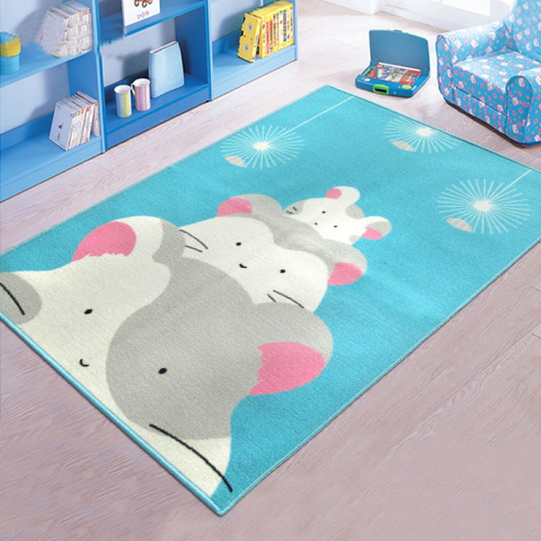 Hamster children's room rug 100 x 130 cm