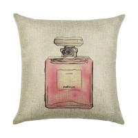 Perfume decorative pillow 45 x 45 cm