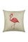 Decorative pillow Lonely flamingo 45 x 45 cm