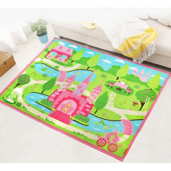 Carpet for children's room Princess Castle 100 x 130 cm