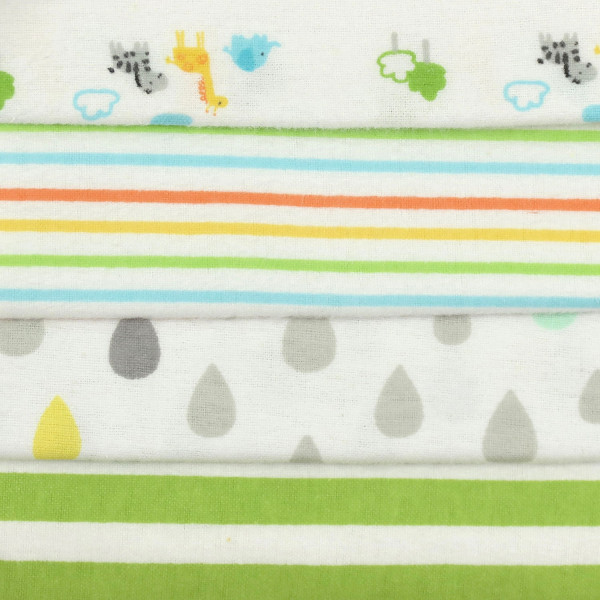 Flannel diaper 76 x 76 cm. (4 pcs.)