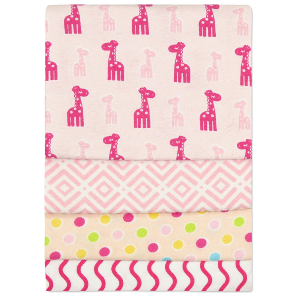 Flannel diaper 76 x 76 cm. (4 pcs.)