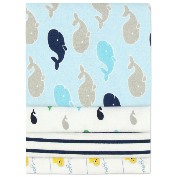 Flannel diaper 76 x 76 cm. (4 pcs.)