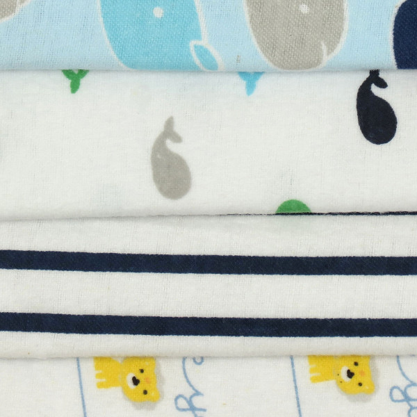 Flannel diaper 76 x 76 cm. (4 pcs.)