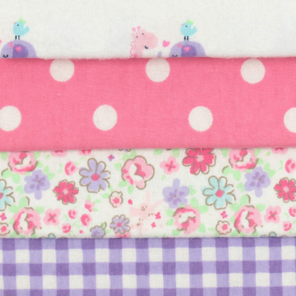 Flannel diaper 76 x 76 cm. (4 pcs.)