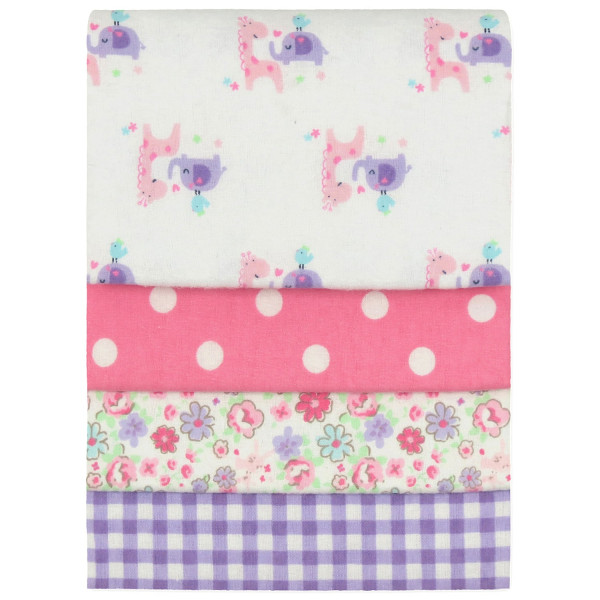 Flannel diaper 76 x 76 cm. (4 pcs.)