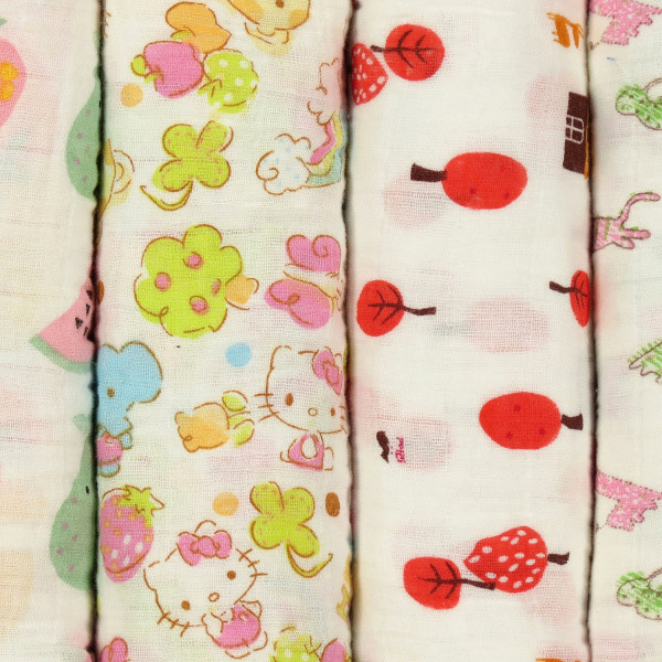 Muslin diaper 105 x 115 cm. (4 pcs.)