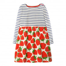Плаття для дівчинки Strawberry with sleeves