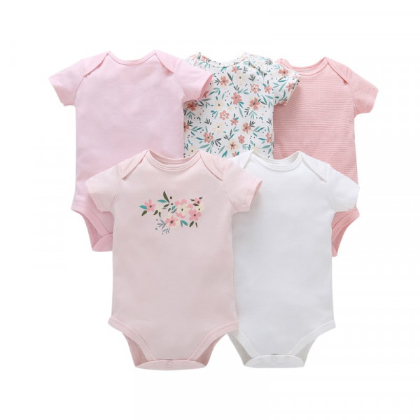 Body for girls flowers 5 pcs