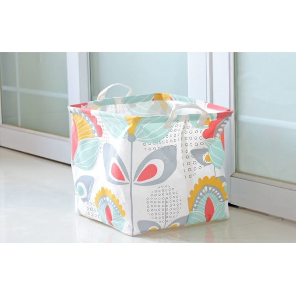 A basket for toys, laundry, storage Gentle plants