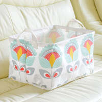 A basket for toys, laundry, storage Gentle plants