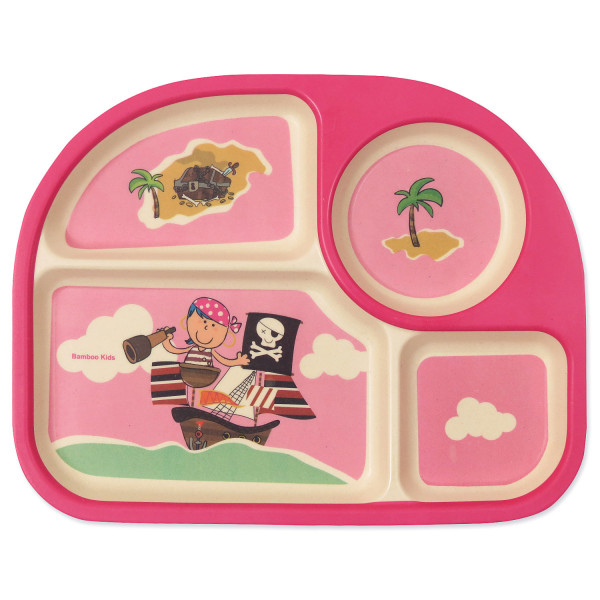 Bamboo fiber plate Pirate's treasure