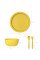 Classic bamboo fiber tableware set