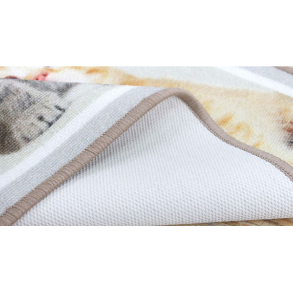 Kitten rug 100 x 100 cm