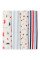 Flannel diaper 73 x 73 cm. Machines and stripes (4 pcs.)