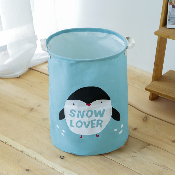 Basket for toys, laundry, storage Penguin