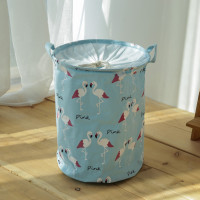 Basket for toys, laundry, storage on ties Flamingo