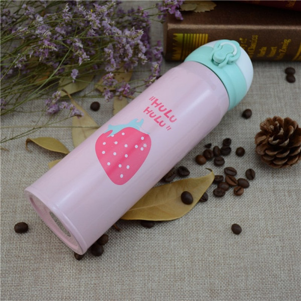 Thermos pink Strawberry 350 ml