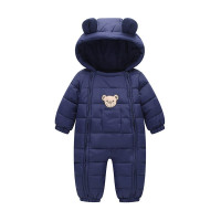 Demi-season children's overalls Happy bear, blue