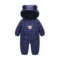 Demi-season children's overalls Happy bear, blue