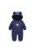 Demi-season children's overalls Happy bear, blue