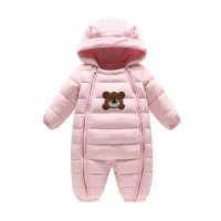 Demi-season overalls for girls Teddy, pink