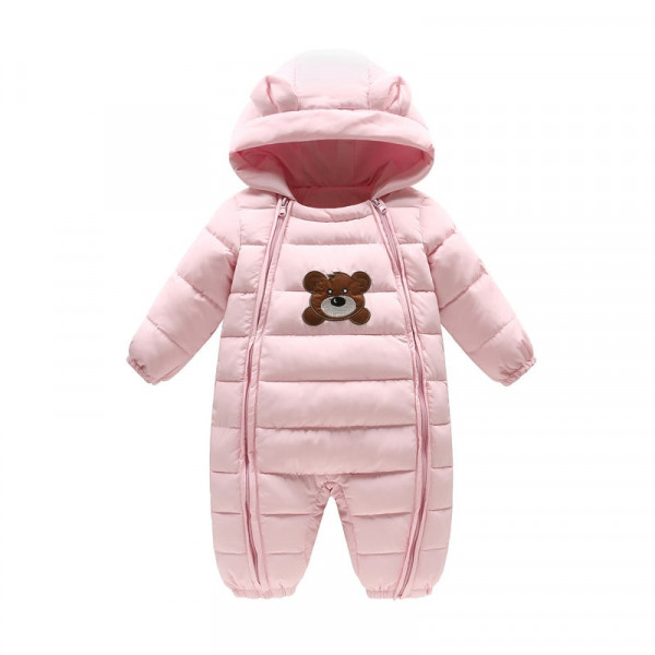 Demi-season overalls for girls Teddy, pink