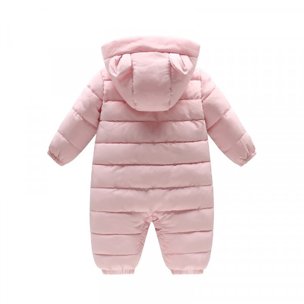 Demi-season overalls for girls Teddy, pink