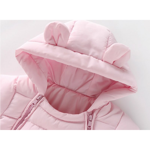 Demi-season overalls for girls Teddy, pink