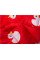 Insulated children's duck overalls, red