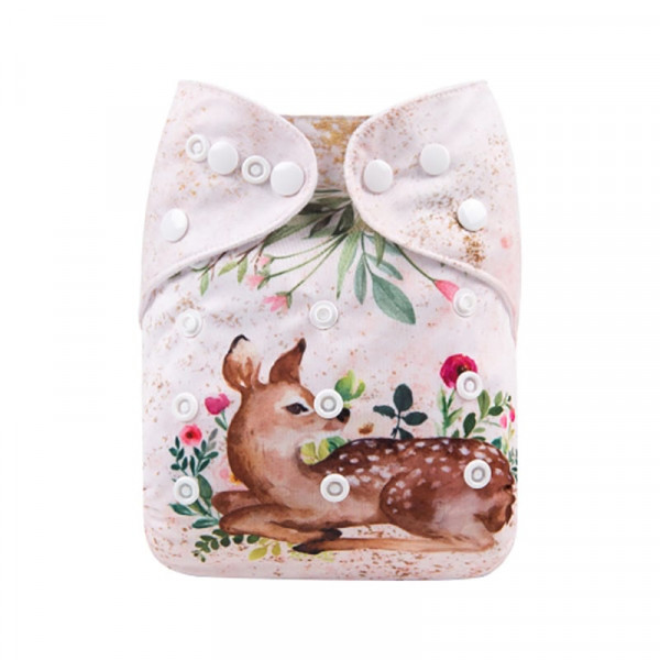 Reusable diaper with insert