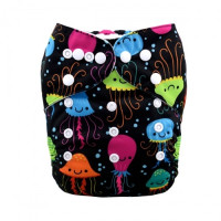 Reusable diaper with insert