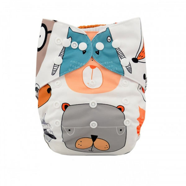 Reusable diaper with insert
