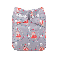 Reusable diaper with insert