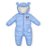 Children's demi-season overalls Dog, blue