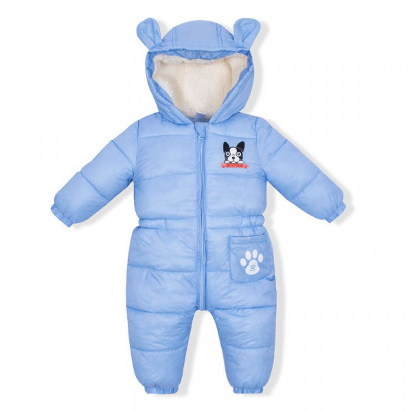 Children's demi-season overalls Dog, blue
