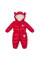 Children's demi-season overalls Dog, red