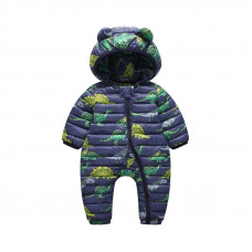 Children's demi-season blue overalls