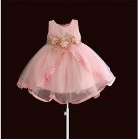 Dress for a girl Pink pearl