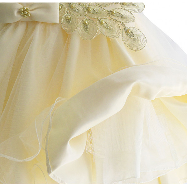 Dress for a girl Golden Peacock